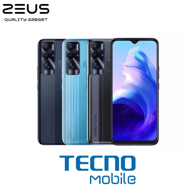 TECNO POVA NEO 4/64GB โทรศัพท์มือถือ หน้าจอ 6.82” 4G LTE  สมาร์ทโฟน แบต 6000 mAh รับประกันศูนย์ไทย