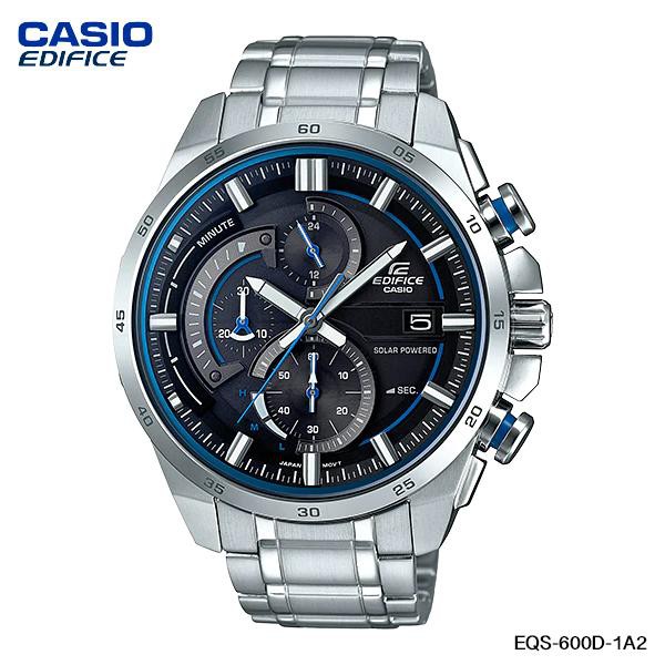 นาฬิกาข้อมือ Casio Edifice Chronograph โครโนกราฟพลังงานแสงอาทิตย์ รุ่น EQS-600D-1A2