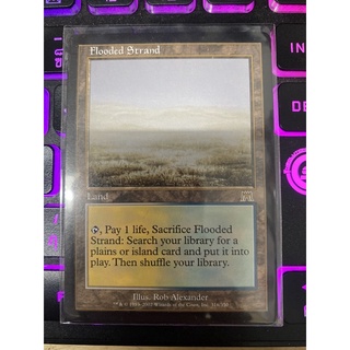 Magic The Gathering : Flooded Strand(Onslaught) การ์ดแท้ สภาพ NM