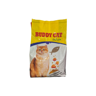 (ถุงเขียวเหลืองขนาด 1 กิโลกรัม) อาหารแมว BUDDY CAT บัดดี้ แคท รสปลาแซลม่อน ควบคุมความเค็ม
