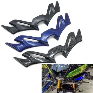 ฝาครอบด้านหน้ารถจักรยานยนต์ คาร์บอนไฟเบอร์ สําหรับ Yamaha YZF R3 R25 YZFR3 YZFR25 2019-2021