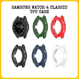 Samsung Galaxy Watch 4 คลาสสิก 42 มม. / 46 มม. เคส Tpu นิ่ม เคสเกราะ ฝาครอบป้องกัน กรอบป้องกัน