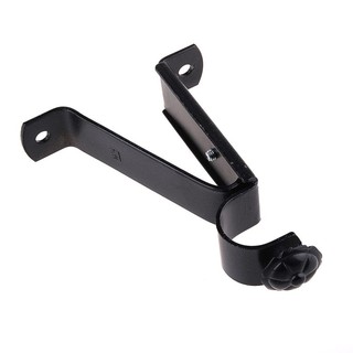 Curtain rail accessories WALL BRACKET HOME LIVING STYLE STEEL 1-LAYER 19MM BLACK Curtains, blinds Home &amp; Furniture อุปกร