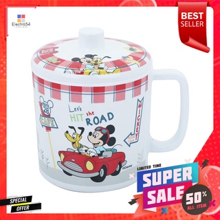 ถ้วยหู+ฝาเมลามีน 700ml SUPERWARE MICKEY ROAD TRIPMELAMINE MUG+LID 700ml SUPERWARE MICKEY ROAD TRIP