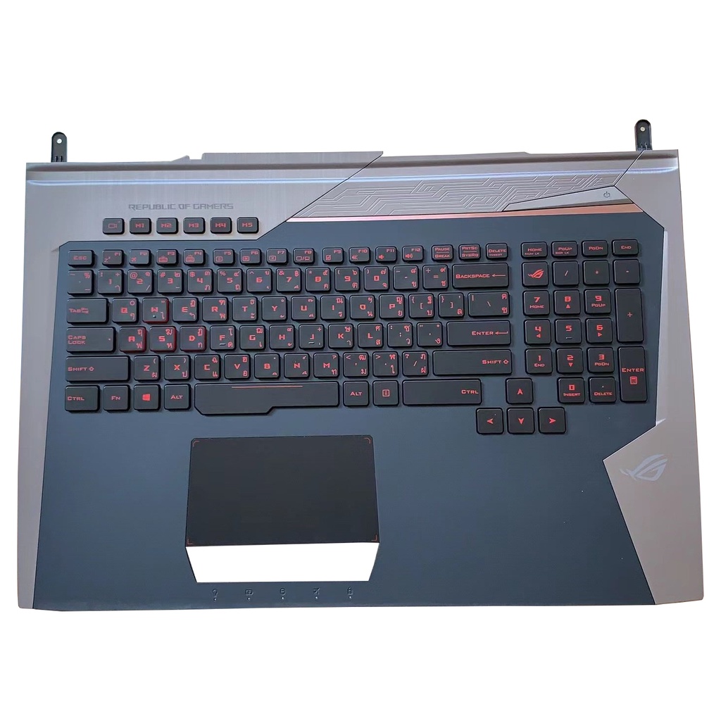 New us russian ti keyboard topcase cover for asus rog g752 g752v g752vl