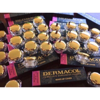 แบ่งขาย รองพื้นDermacol 4กรัมแท้ 100% ถูกที่สุด(ใส่กระปุก)