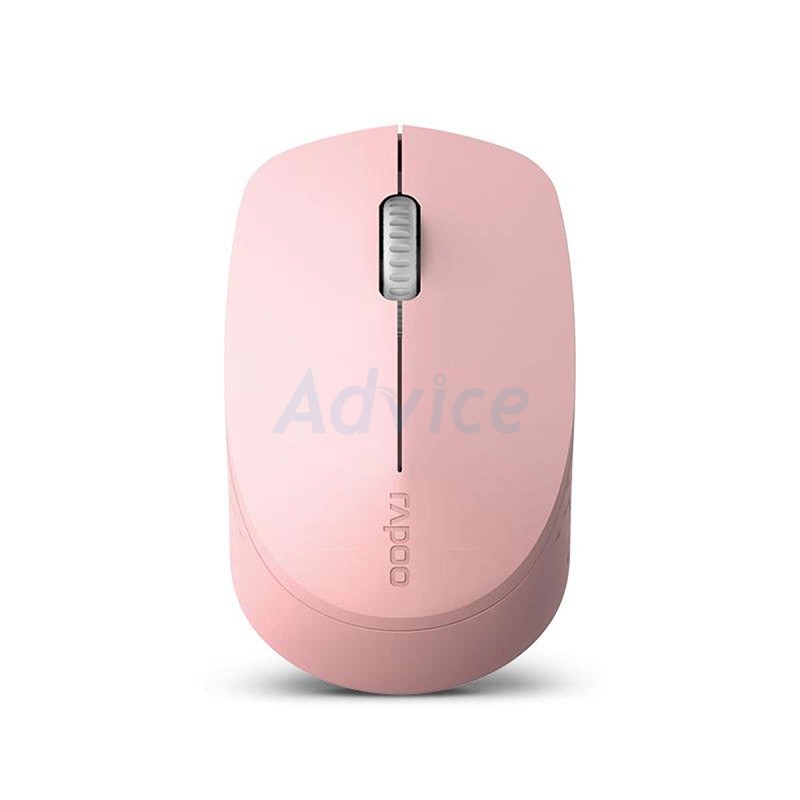Multi mode Optical Mouse RAPOO (MSM100-Silent) Pink