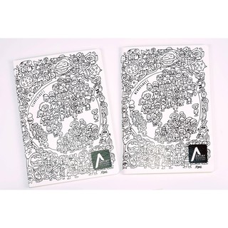 IS BOOK สมุดโน้ต Planner&amp;Notebook A5 ชุด We are Universe (White)