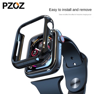 Pzoz เคสแข็ง แบบบางพิเศษ สําหรับ Apple watch iwatch6 5 4 3 2 SE