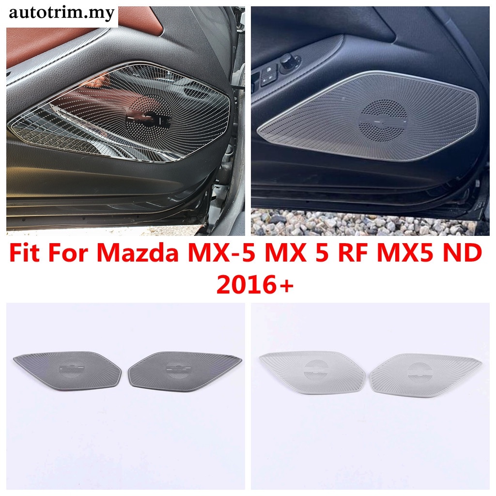 รถภายในประตูลําโพงกรอบฝาครอบอุปกรณ์เสริมสําหรับ Mazda MX-5 MX 5 RF MX5 ND 2016 - 2020