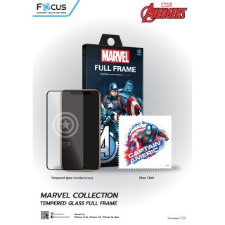 TEMPERED GLASS MARVEL Iphone XS Max FULL FRAME (แบบสกรีนลาย)