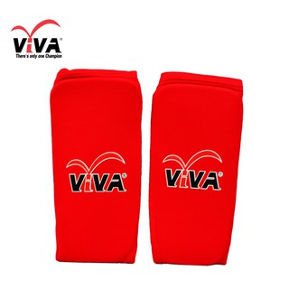 VIVA สนับแข้งแข่งขัน สีแดง Free Size (คู่)