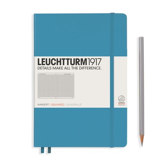 Leuchtturm1917 Hardcover Notebooks "Nordic Blue" สมุดโน๊ต Leuchtturm1917 ปกแข็ง สีฟ้าเทา