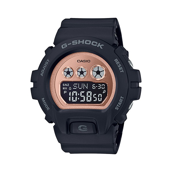นาฬิกา Casio G-Shock มินิ S-Series GMD-S6900MC series รุ่น GMD-S6900MC-1 (สีดำพิ้งค์โกลด์) ของแท้ รับประกัน1ปี สำเนา