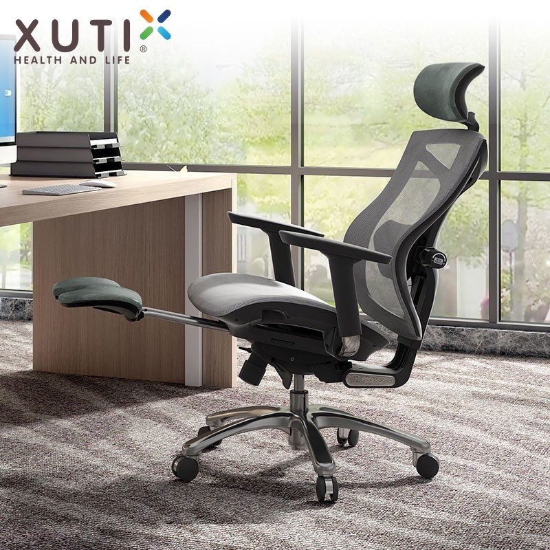 XUTI V1 เก้าอี้ สำนักงาน คอม เก้าอี้ทำงาน 150kg office เกมมิ่ง ที่วางแขนพับได้ 90 องศาพร้อมล้อ computer chair