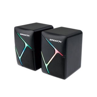 ลำโพงคอมพิวเตอร์Gadonx GSP-X5 Speaker USB (ดำ)