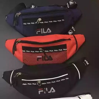 （(ลดวันเดียว))FILA กระเป๋าคาดอก outlet สไตล์เกาหลี