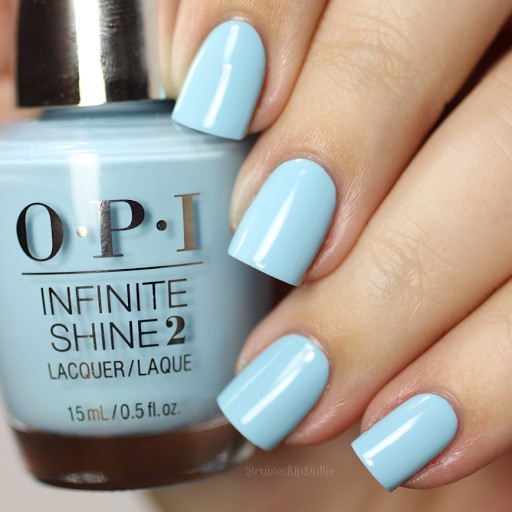 OPI Infinite Shine - I believe in Manicures (ISL HRH44) ยาทาเล็บสีฟ้าอ่อนๆ ทิฟฟานี่บูล น่ารักสดใส ม๊ากกก แท้ 100%