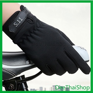 Dee Thai A687 ถุงมือมอเตอร์ไซค์ รุ่น 5.11 ไบค์เกอร์ ถุงมือขี่กลางแจ้ง Non-slip gloves