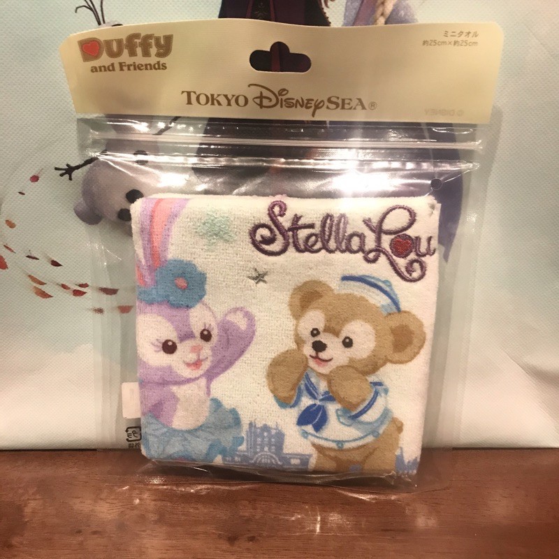 ผ้าเช็ดหน้า duffy and friends จากโตเกียวดิสนีย์