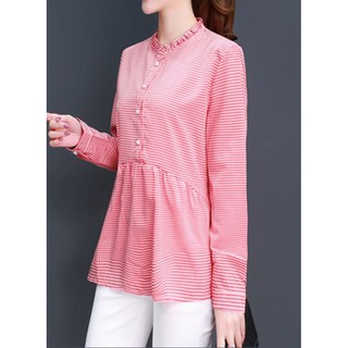 เสื้อสตรี Lady Shirt Korean Style Fine Fabric