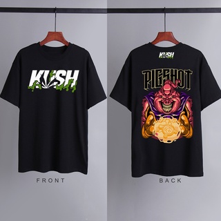 เสื้อยืดแฟชั่น - KUSH วัฒนธรรมการออกแบบวินเทจแรงบันดาลใจผ้าฝ้ายหลวมเสื้อผ้าเสื้อยืดสําหรับผู้ชายเสื