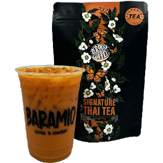 Baramio Premium Thai Tea ชาไทยสูตรใต้ สีเข้มชัด หอมฟุ้ง เต็มรสชาแท้ๆ ขนาด 250 กรัม