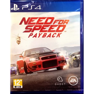 PS4 Need for Speed Payback  (Zone3/Asia)(English) แผ่นเกมส์ ของแท้ มือ1 ของใหม่ ในซีล