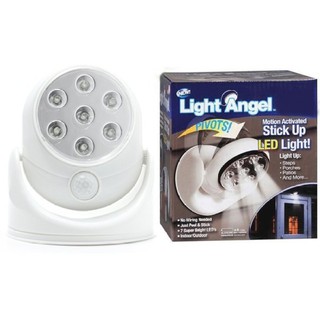 HewtierShop Light Angel LEDไฟเซ็นเซอร์ตรวจจับการเคลื่อนไหวอัตโนมัติ (สีขาว