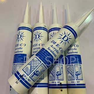 แด๊ปขาว แด๊ปดำ DEE-CO (ACRYLIC SEALANT) ขนาด 450g