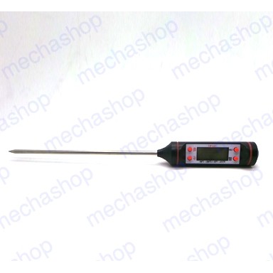 เทอร์โมมิเตอร์วัดอาหาร เครื่องวัดอุณหภูมิอาหาร Thermometer Digital LCD Kitchen Cooking Food Probe