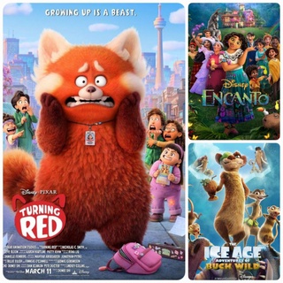 DVD การ์ตูนใหม่ ☆Turning Red☆Encanto☆The Ice Age - มัดรวม 3 เรื่องดัง #แพ็คสุดคุ้ม #ดิสนีย์