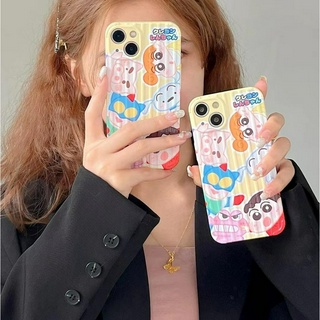 💖New 💖iPhone 14 13 12 11 Pro Max เคส for เคสไอโฟน11น่ารัก บางเบาพกพาง่าย การ์ตูน เครยอนชินจัง Case