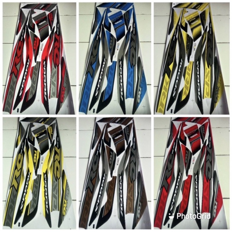 Thailand Variation Sticker Striping for Jupiter Z1 Motorcycle - Spark RC