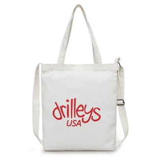 กระเป๋าผ้าลาย Drilleys USA