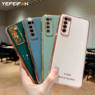 เคสโทรศัพท์ Vivo Y72 5G การชุบเคสหลังโทรศัพท์สำหรับ Vivo Y31S Y20S Y12S Y30 Y50 Y17 Y15 Y12 Tpu ป้องกันการตกปกอ่อน