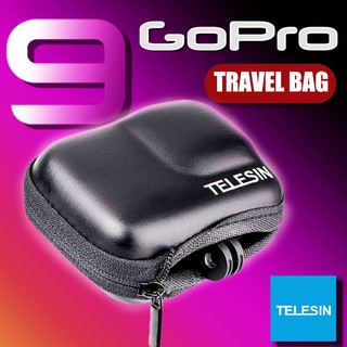 TELESIN กระเป๋า gopro 9 / ที่เก็บกระเป๋าสำหรับ GoPro Hero 9 Hero Camera protect case travel bag