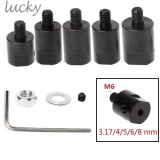 Lucky~M6 3.17/4/5/6/8mm Motor Shaft Coupler Sleeve Saw Blade Coupling Chuck Adapter#lucky888