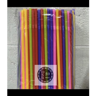 หลอดงอ 6 มิล 250 เส้น **ไม่หุ้มฟิมล์** คละสี สีขาว น้ำตาล ยาว21ซม.