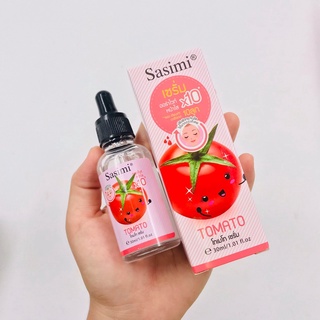 เซรั่ม Sasimi Tomato Serum 30 ml เซรั่มมะเขือเทศ ออร่าไวท์หน้าใส เผยผิวกระจ่างใส