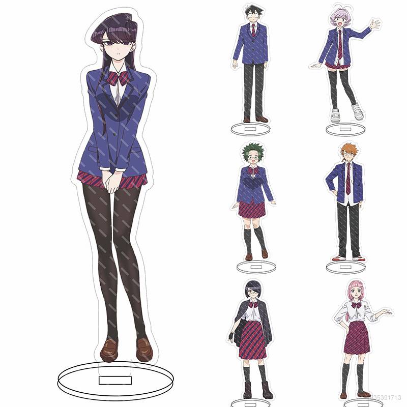 ฟิกเกอร์ Komi Can T Communicate อะคริลิคลายการ์ตูนอะนิเมะขนาด 16 ซม. สําหรับเด็ก
