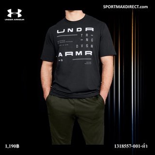 UNDER ARMOUR เสื้อยืดผู้ชาย (1318557-001-ดำ)