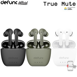 Defunc True Mute หูฟังไร้สายเชื่อมต่อบูลธูไร้เสียงรบกวน รองรับ อุปกรณ์ที่เชื่อมต่อ BLUETOOTH