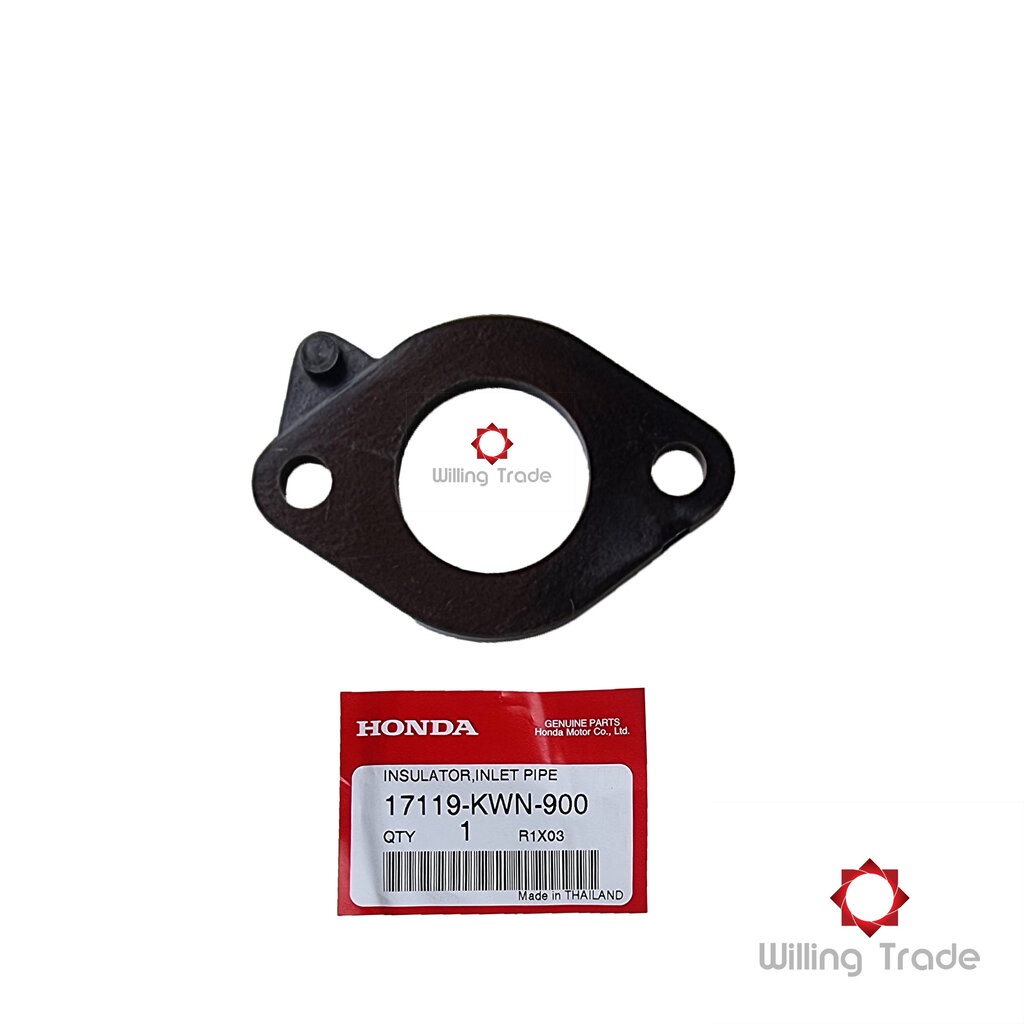 0356_HO. ฉนวนท่อไอดี (ไฟเบอร์ท่อไอดี) (B097)HONDA: (17119-KWN-900) CLICK 125I (2012-2014) [แท้ศูนย์ 100%] .INSULATOR,...