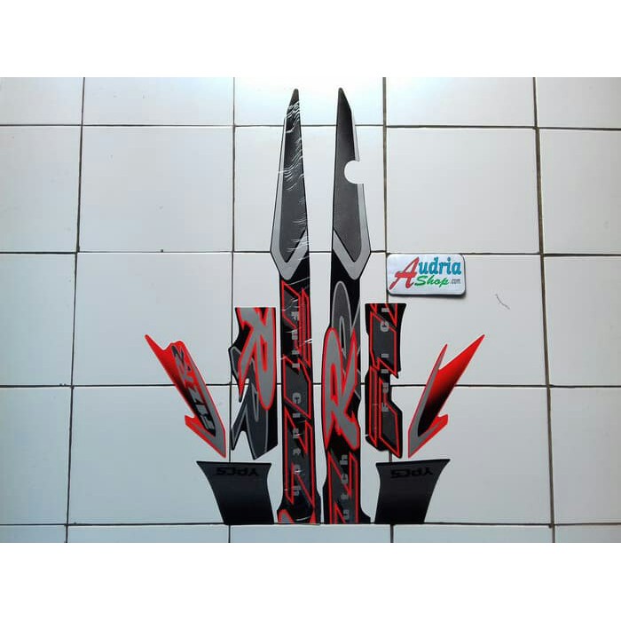 Yamaha F1ZR 2001 สีดํา-ส้ม สติ๊กเกอร์มอเตอร์ไซค์ Striping