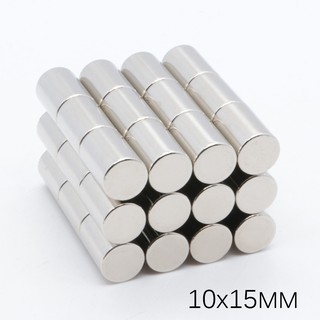 แม่เหล็กแรงสูง นีโอไดเมียม  ขนาด 10x12/ 10x15  มิล 1 ชิ้น  neodymium magnet