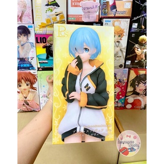 ฟิกเกอร์แท้ รีซีโร่ : เรม ชุดฮู้ด (!!พร้อมส่ง!!) Figure PCS Re Zero Kara Hajimeru Isekai Seikatsu : Rem