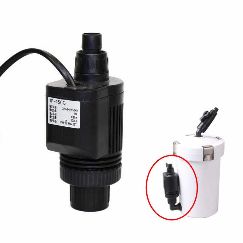 6w 400L/H Aquarium ปั๊มน้ําสําหรับ SunSun HW602B HW603B กรองกระป๋องถังปลาไดร์เวอร์ปั๊มอุปกรณ์เสริม