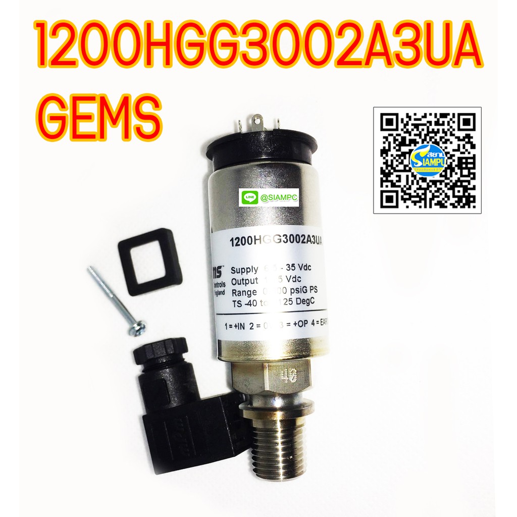 1200HGG3002A3UA GEMS Pressure Transducer Sensor bancapacitor ThaiPick