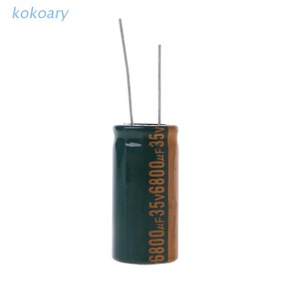 KOK 35V 6800uF Capacitance Electrolytic Radial Capacitor High Frequency Low ESR